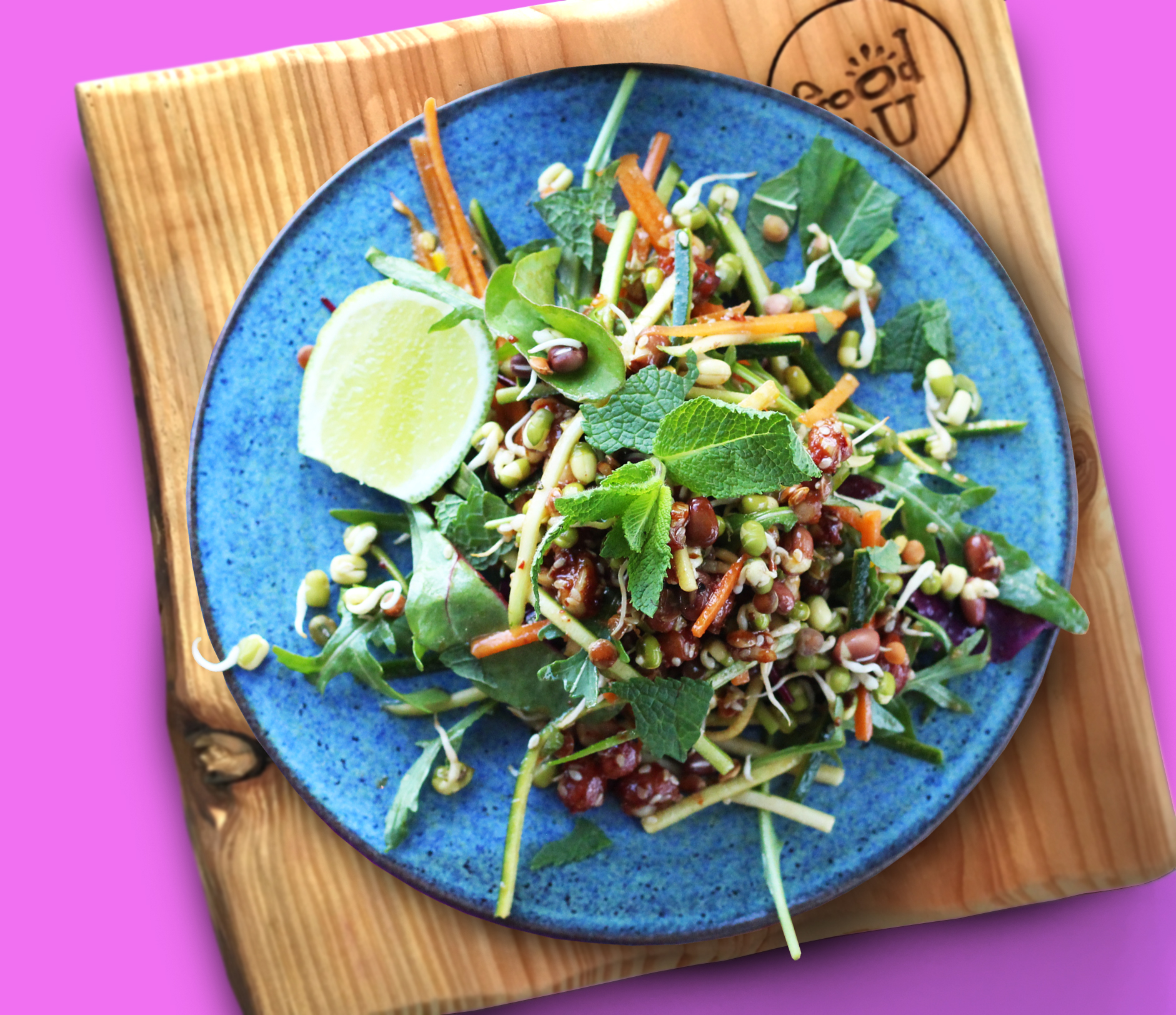 Asian Style Peanut and Sprout Salad